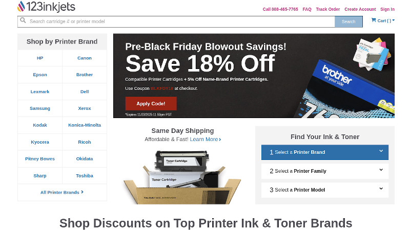 123inkjets E-commerce Platform
